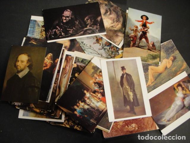 Postcards: lote de 50 postales de arte