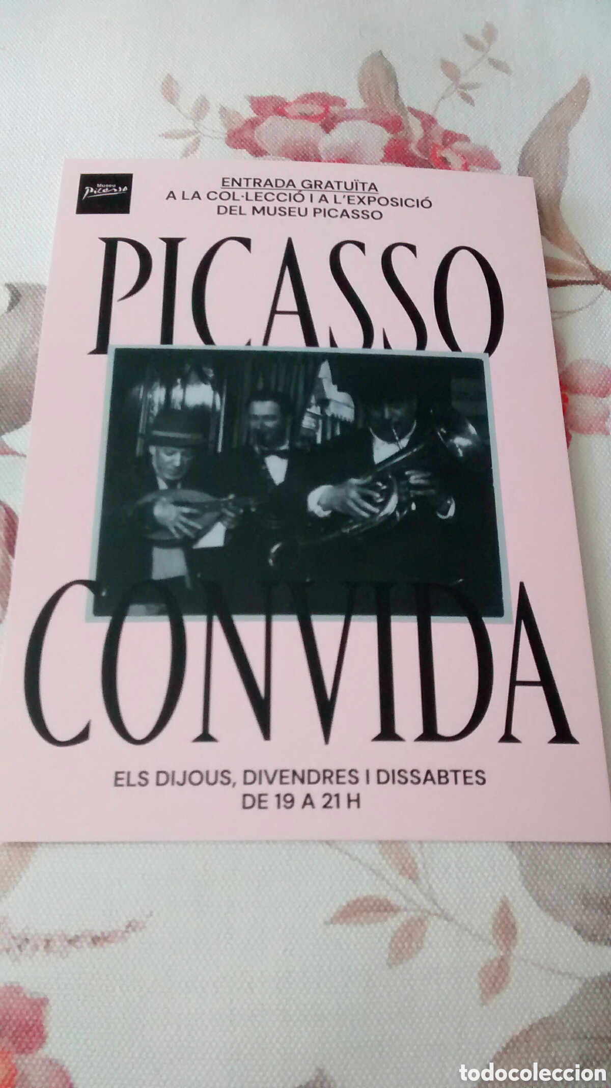 Postales: SIMIL POSTAL PICASSO CONVIDA. MUSEU PICASSO. BARCELONA - Foto 1