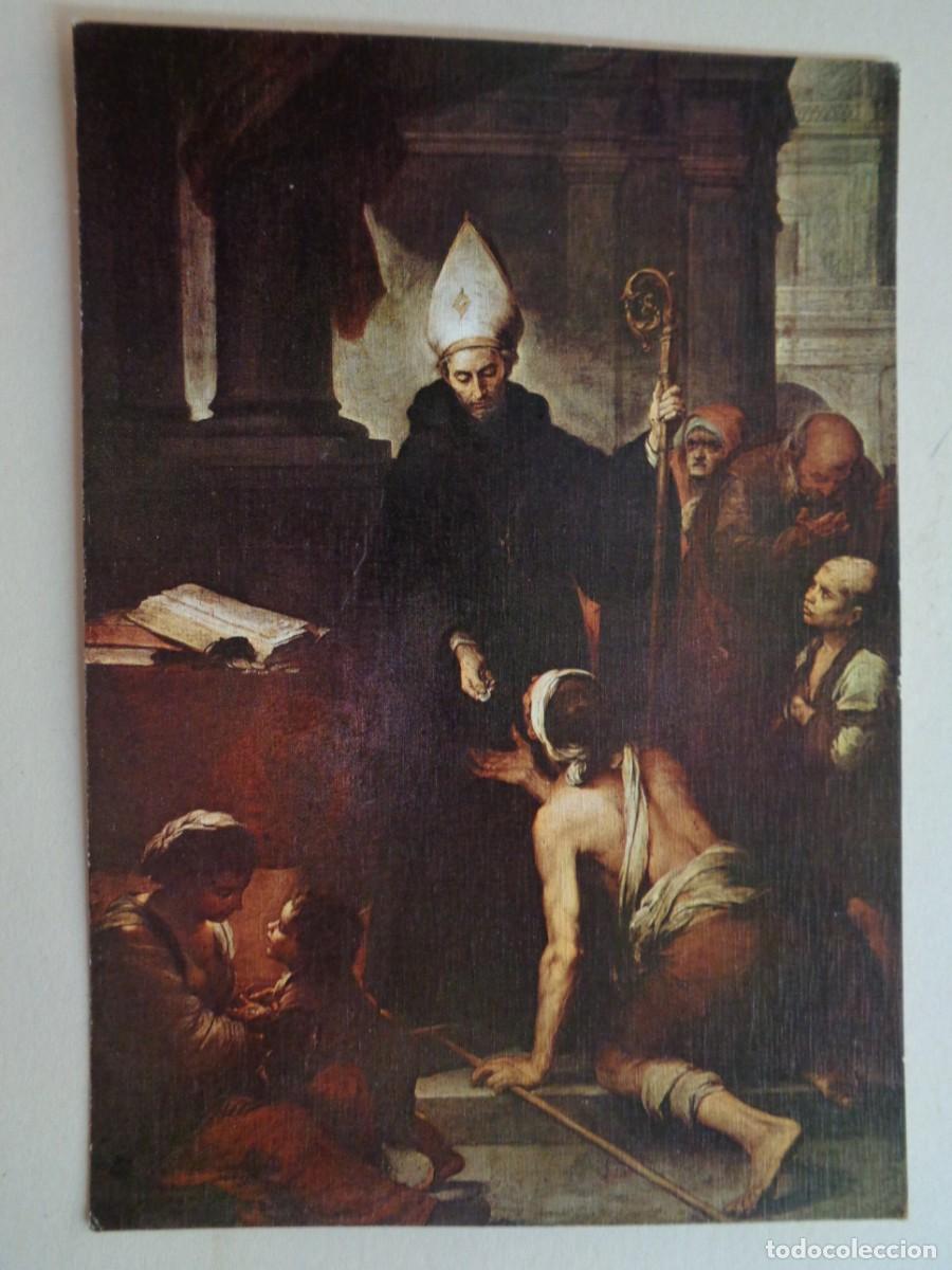 Postais: POSTAL DE PINTURA DE MURILLO : SANTO TOMAS DE VILLANUEVA. MUSEO DE BELLAS ARTES