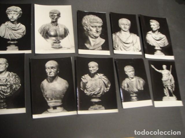 Postcards: emperadores romanos -10 postales fotograficas