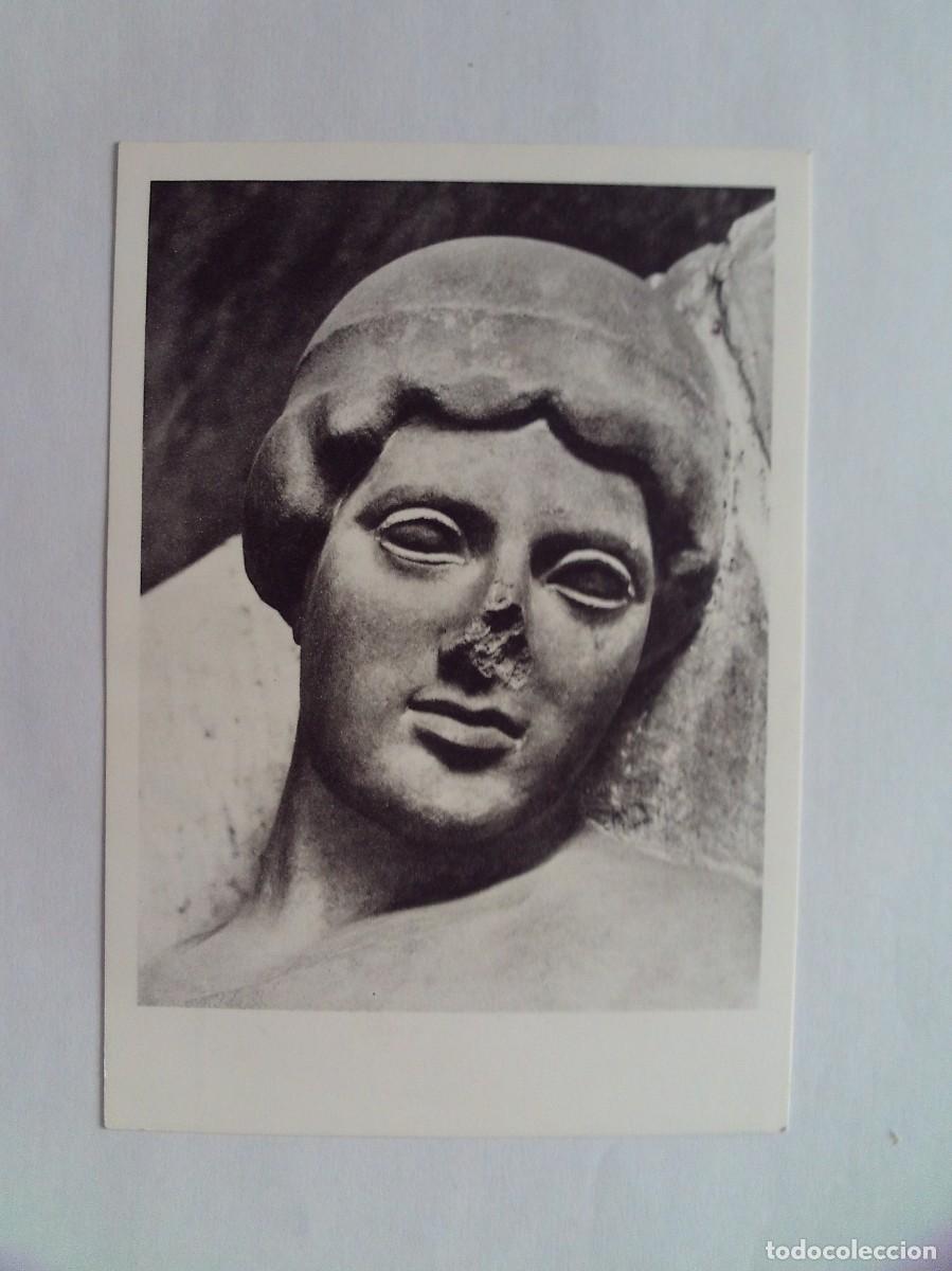 Postcards: FOTO DE ESCULTURA CABEZA DE ATHENEA MUSEO D'OLIMPE