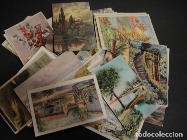 Postcards: pintura de paisajes - 74 postales