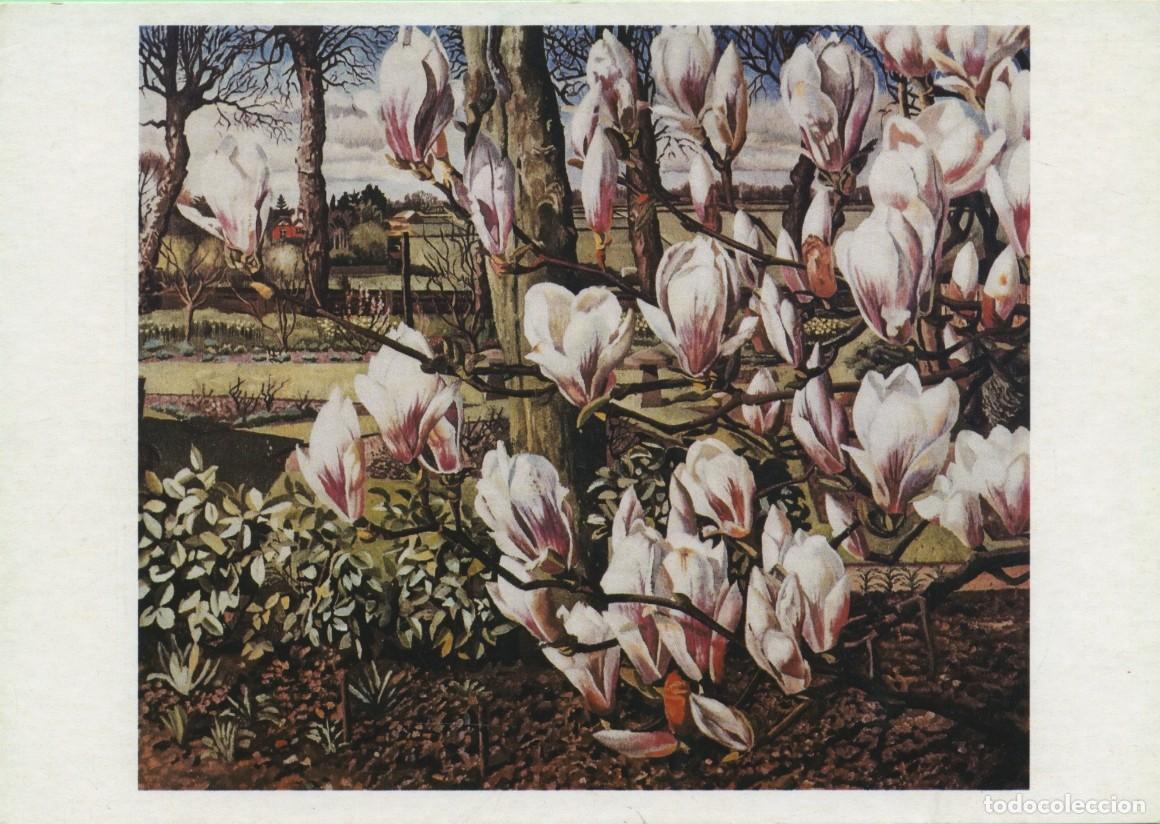 Postcards: Stanley Spencer R.A. Magnolias. 1938. Colecci&oacute;n privada. Stanley Spencer Gallery. Cookham. Berkshire