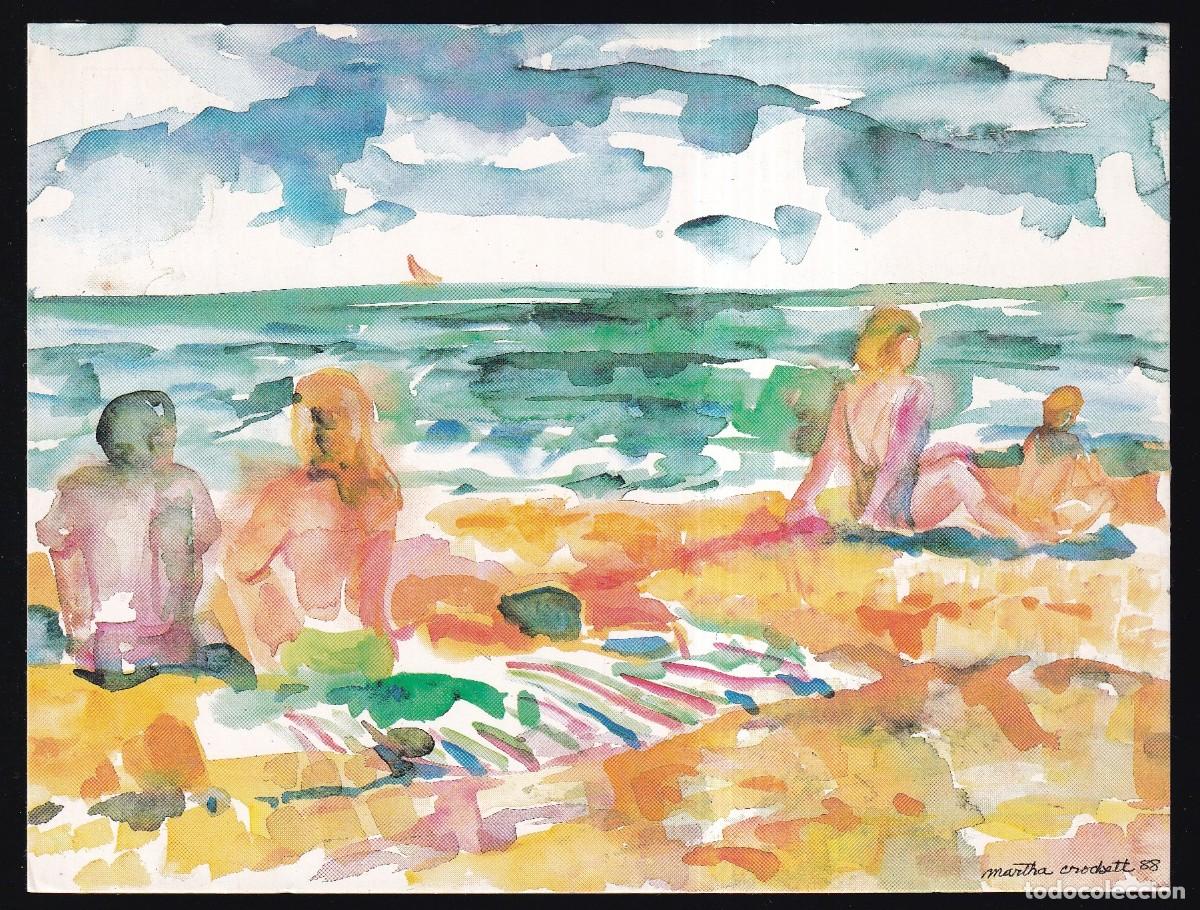 Cartes Postales: Expo Arte *Martha Crockett* Art Escofet, El Vendrell 1989.