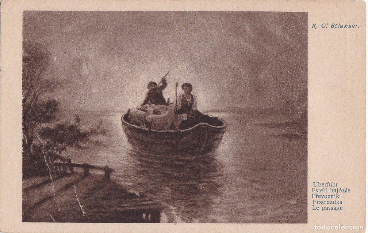 Postais: POSTAL DE LA OBRA DE K.O.BELAWSKIN, LE PASSAGE &ndash; F.H. &S. N&ordm;3000 &ndash; CIRCULADA 1926