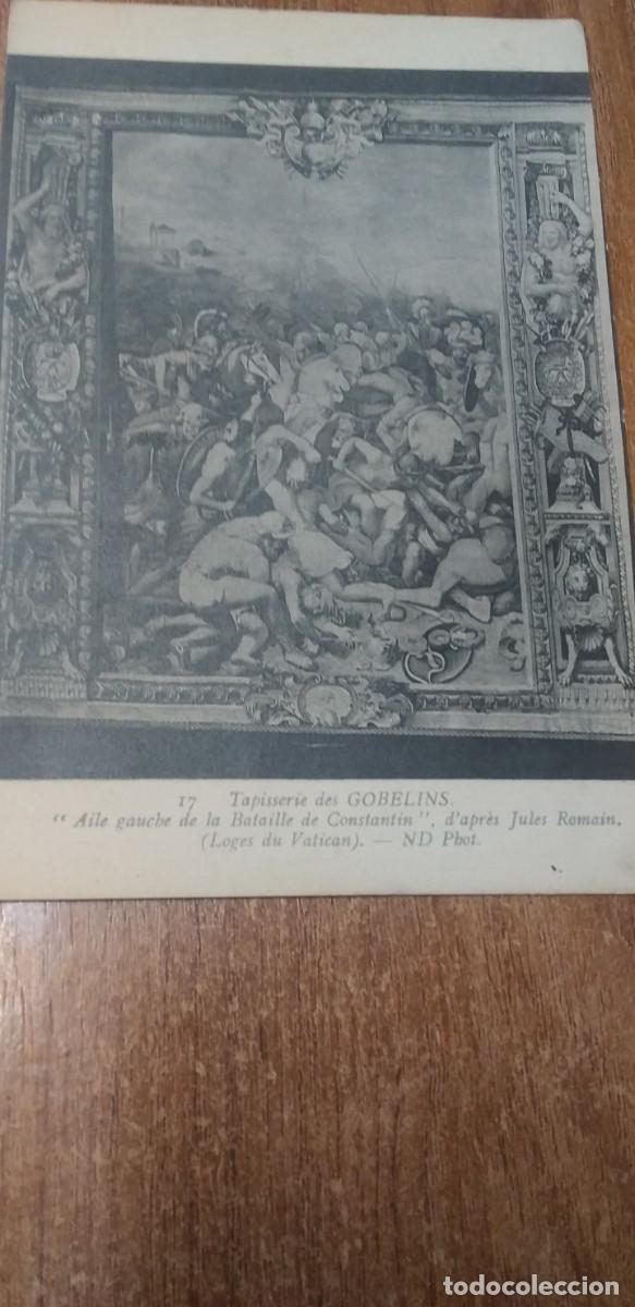 Postais: TAPISSERIE DES GOBELINS -AILE GAUCHE DE LA BATAILLE DE CONSTANTIN