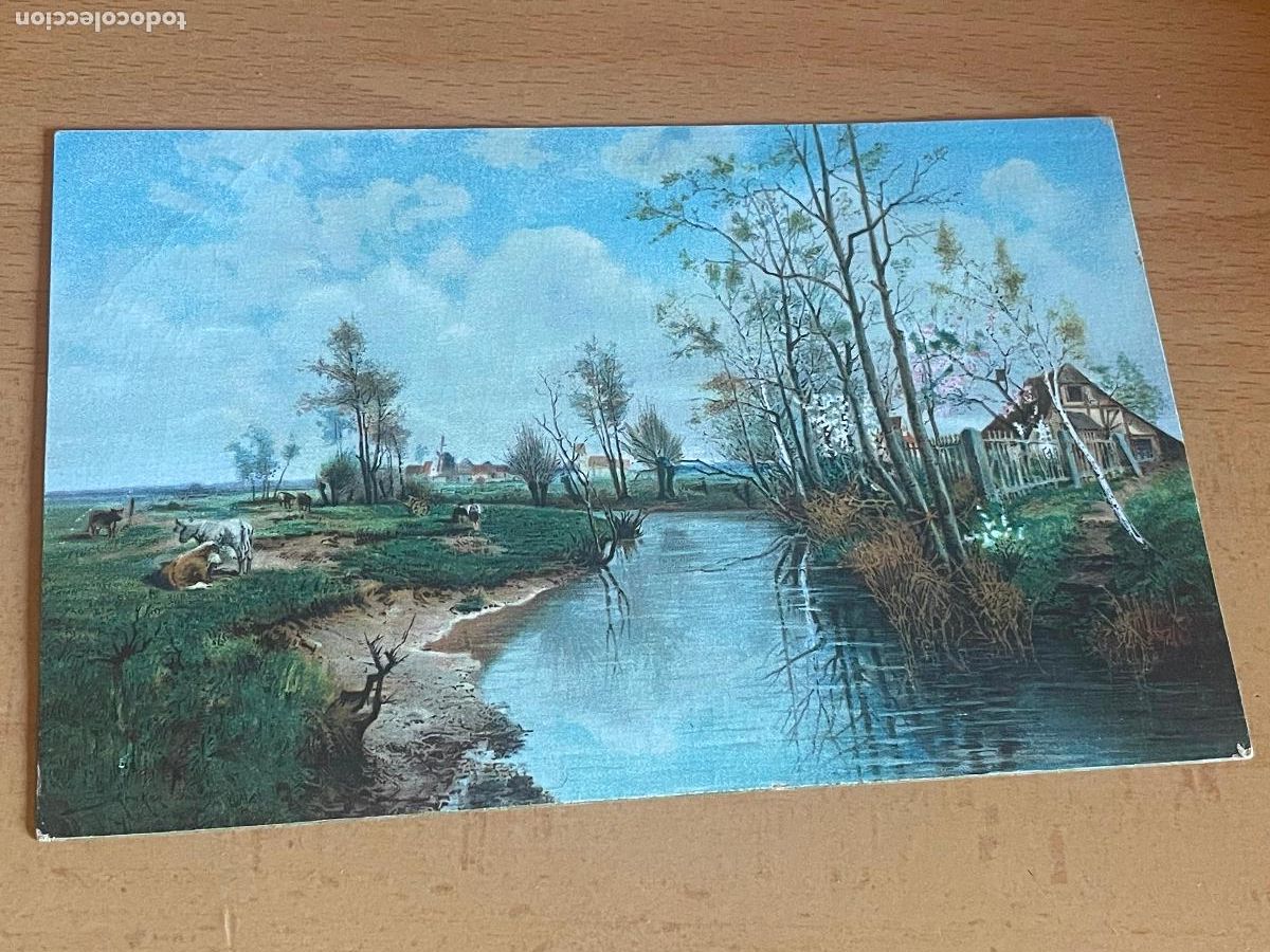 Postcards: ANT.POSTAL JACQUES MATTH. SCHENKER - DRESDEN LANDSCAPE IN SPRINGTIME - STENGEL&CO 29059 ESCR.1931