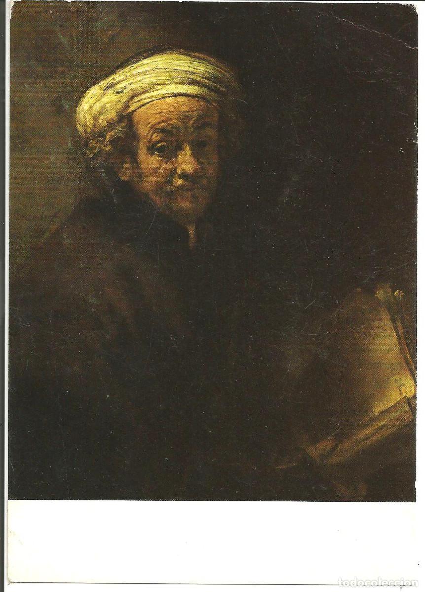 Postcards: POSTAL REMBRANDT - RETRATO DE SI MISMO COMO APOSTOL PAUL