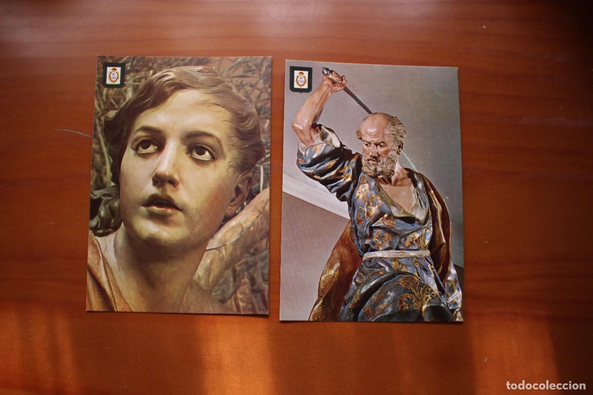 Postais: Dos tarjetas postales de los a&ntilde;os 70 de Salzillo.