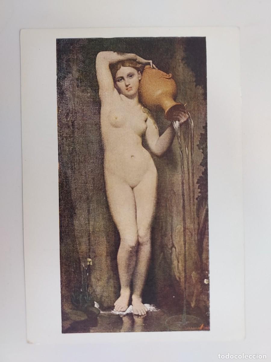 Postales: POSTAL J. A. D. INGRES. LA SOURCE EL MANANTIAL. MUSEE DU LOUVRE. SIN CIRCULAR - Foto 1