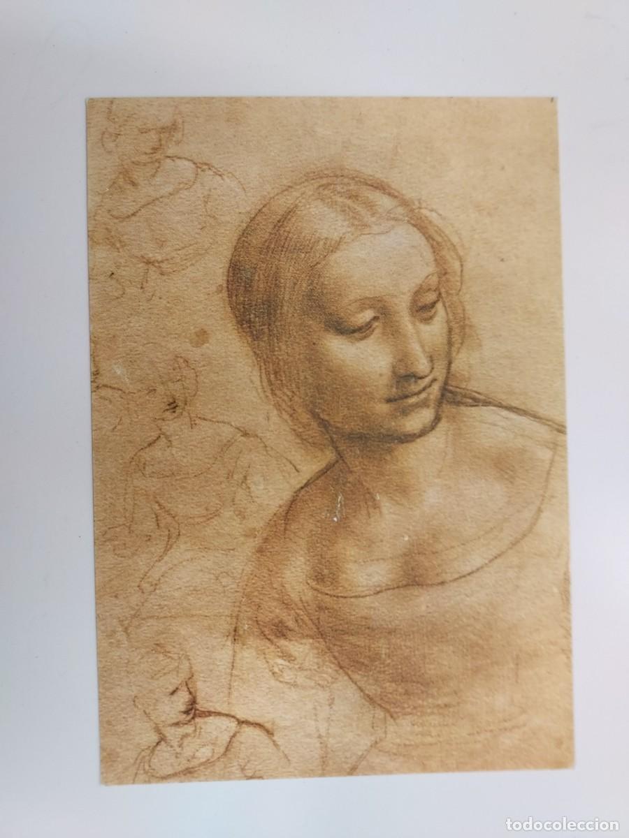 Postales: POSTAL LEONARDO. GIOVANE DONNA. FIRENZE. SIN CIRCULAR - Foto 1