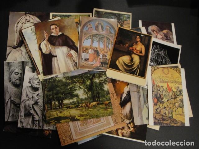 Postales: lote de 80 postales de arte