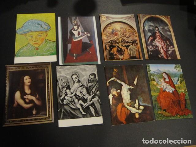 Postales: lote de 80 postales de arte - Foto 2
