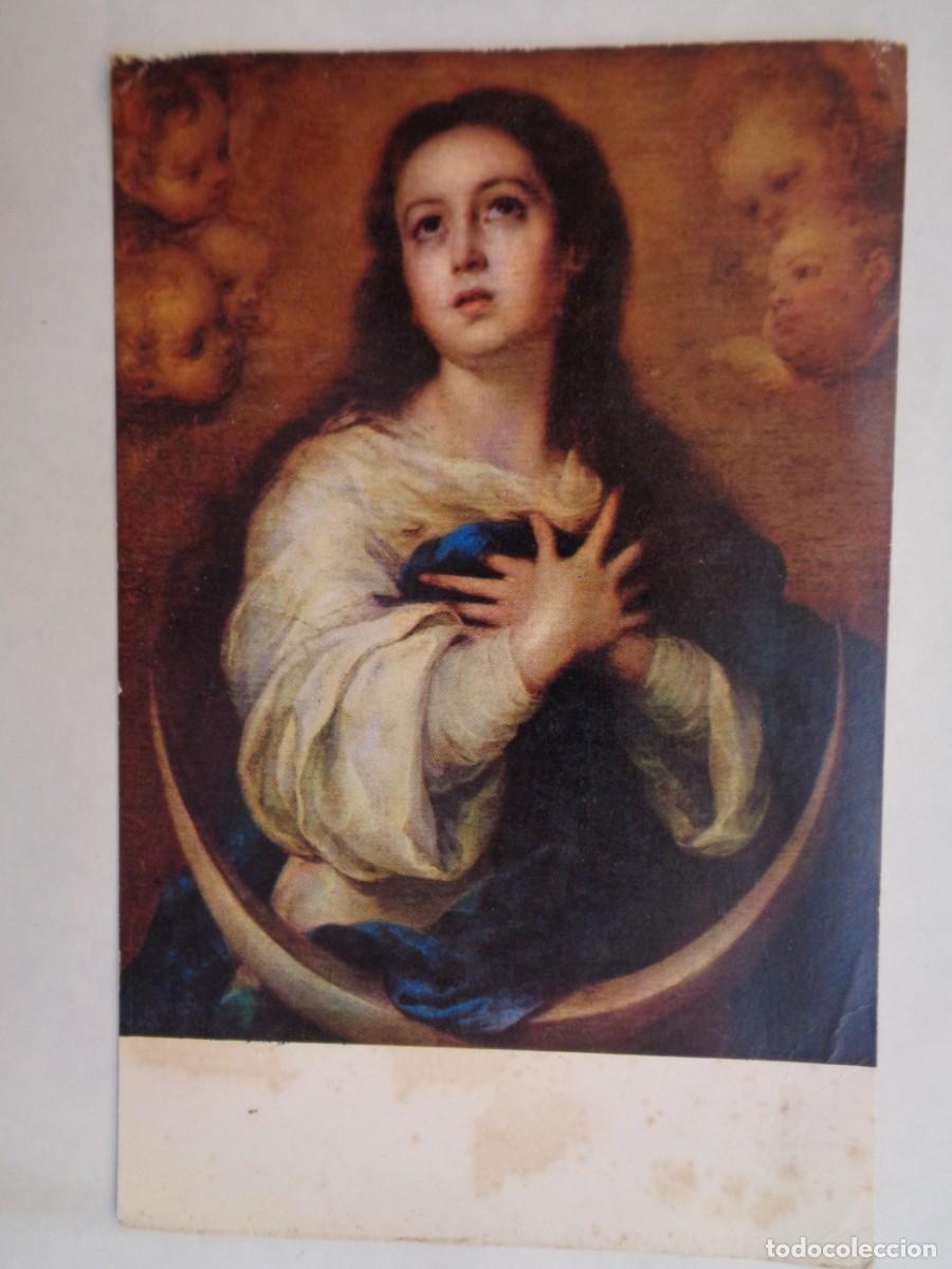Postales: POSTAL DE PINTURA DE MURILLO : LA CONCEPCION . MUSEO DEL PRADO . A&Ntilde;OS 50