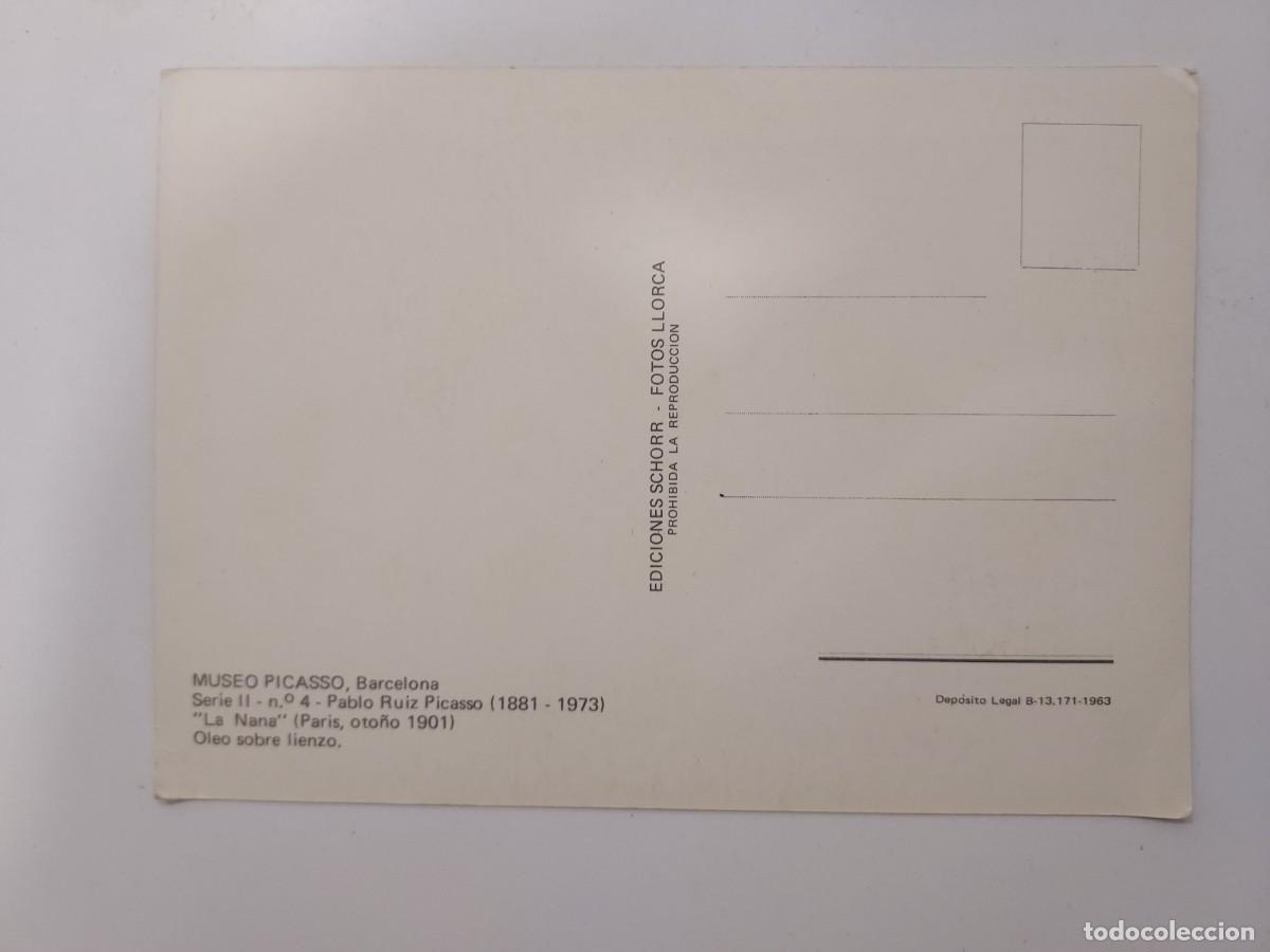 Postales: POSTAL PICASSO LA NANA, 1901. SIN CIRCULAR - Foto 2