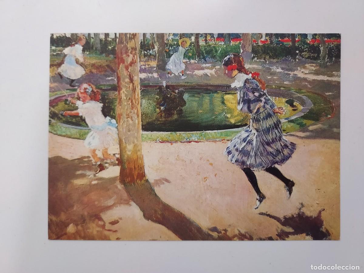 Postales: POSTAL JOAQUIN SOROLLA - SALTANDO LA COMBA. SIN CIRCULAR - Foto 1