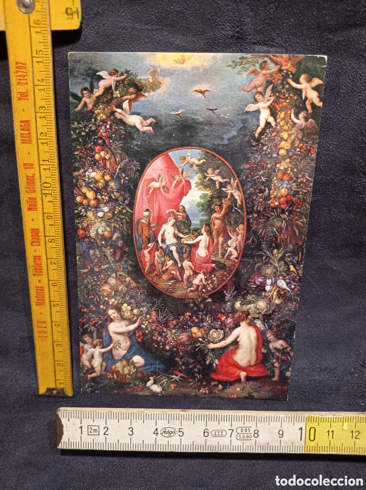 Postales: ANTIGUA POSTAL MUSEO DEL PRADO BRUEGHEL 1414 CIBELES Y LAS ESTACIONES ED. ART&Iacute;STICAS S/C 1969