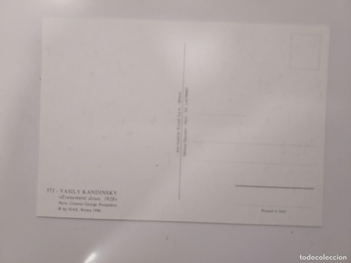 Postales: POSTAL VASILY KANDINSKY - EVENEMENT DOUX. SIN CIRCULAR - Foto 2