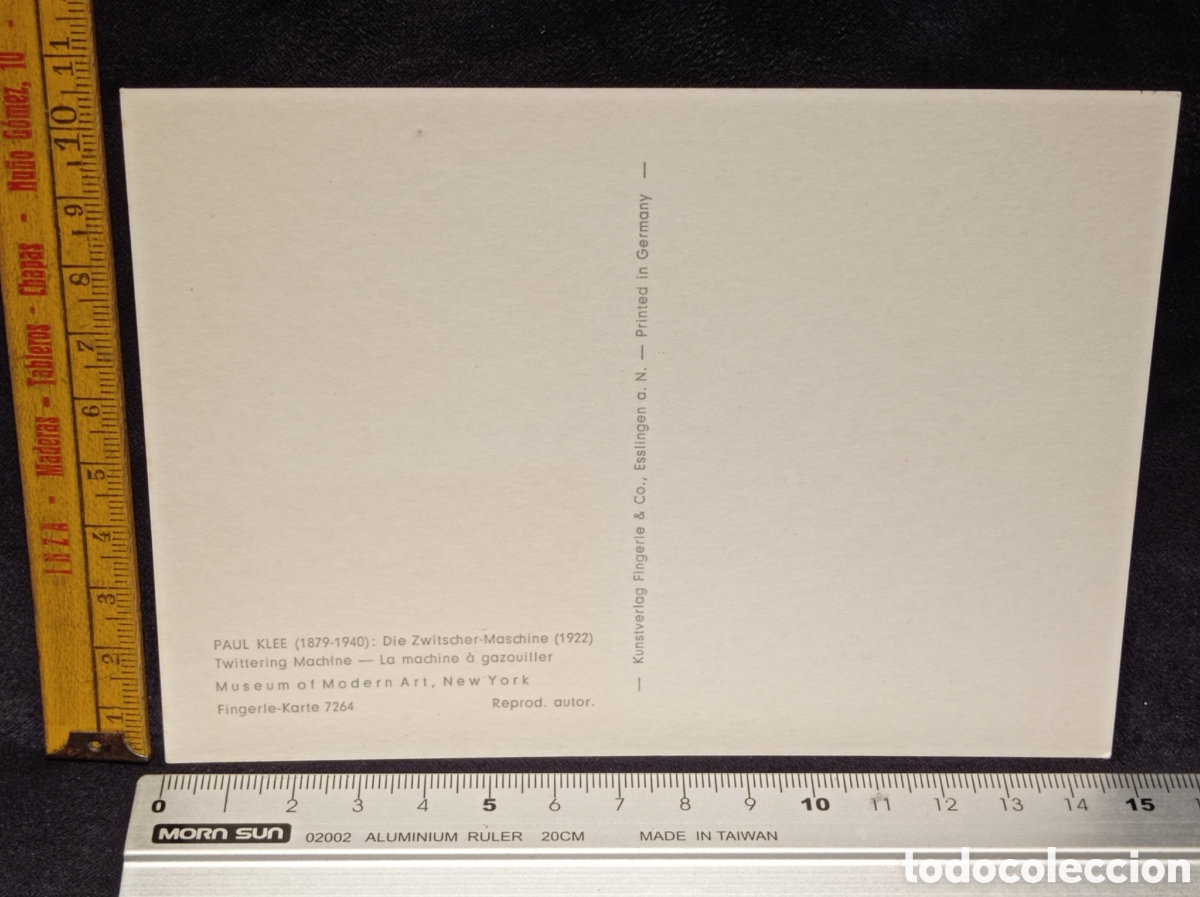 Postales: POSTAL PAUL KLEE ALEMANIA SIN CIRCULAR - Foto 2