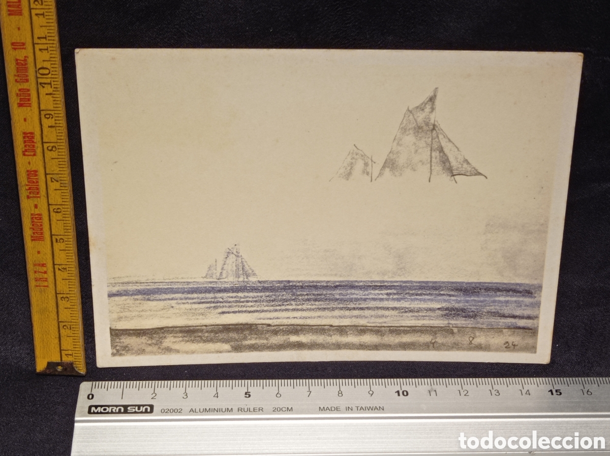 Postales: POSTAL CUADRO LYONEL FEININGER. FRANCIA SIN CIRCULAR - Foto 1