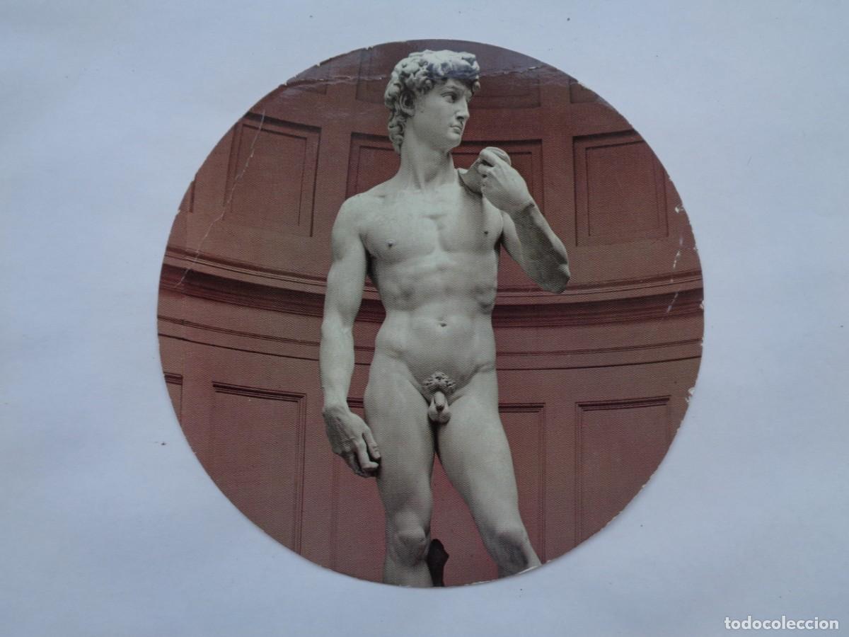 Postais: POSTAL DEL DAVID DE MIGUEL ANGEL, GALERIA DE LA ACADEMIA DE FLORENCIA ( ITALIA ) . REDONDA