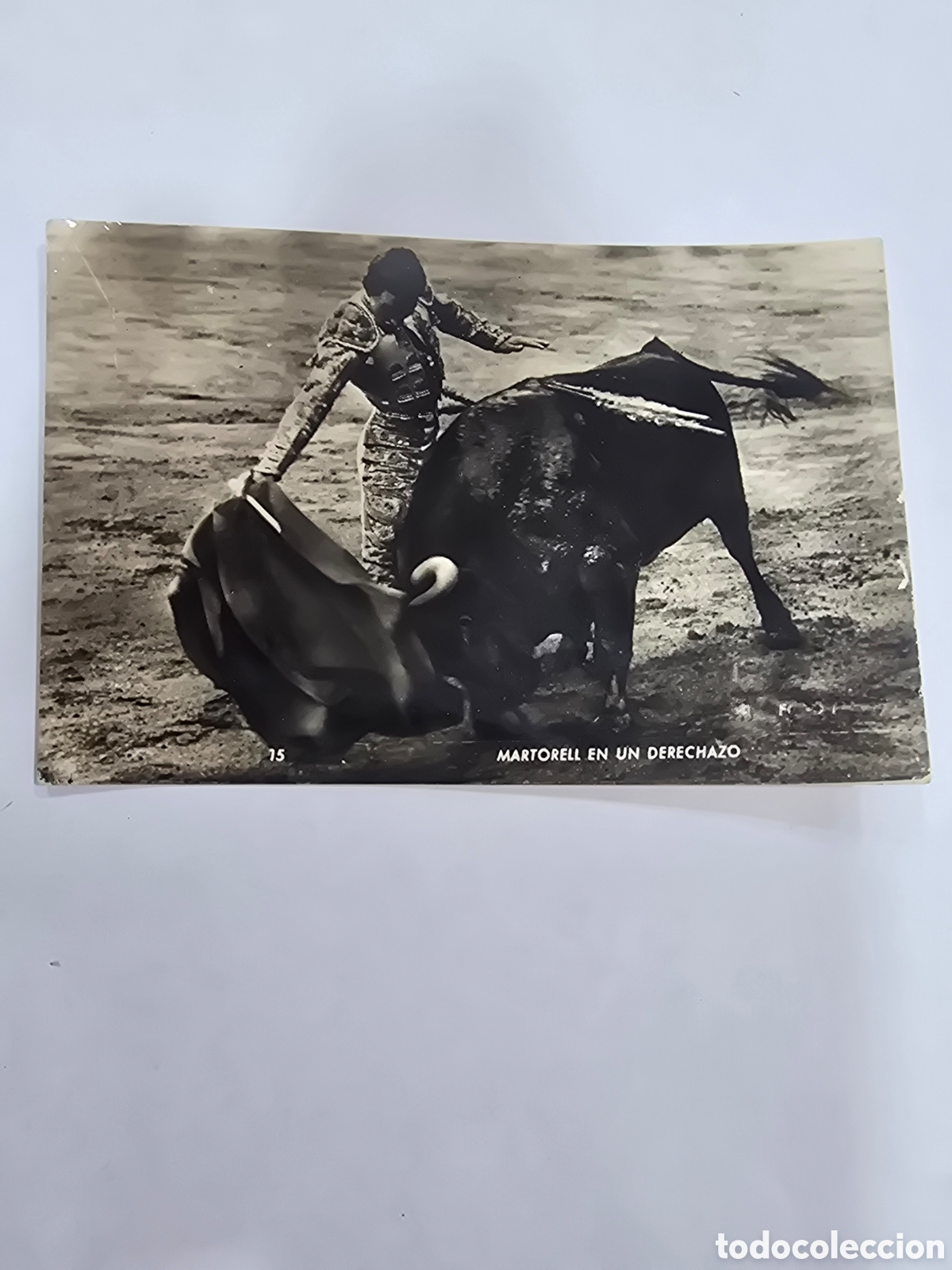 Postales: TOREO , MARTORELL EN UN DERECHAZO - Foto 1