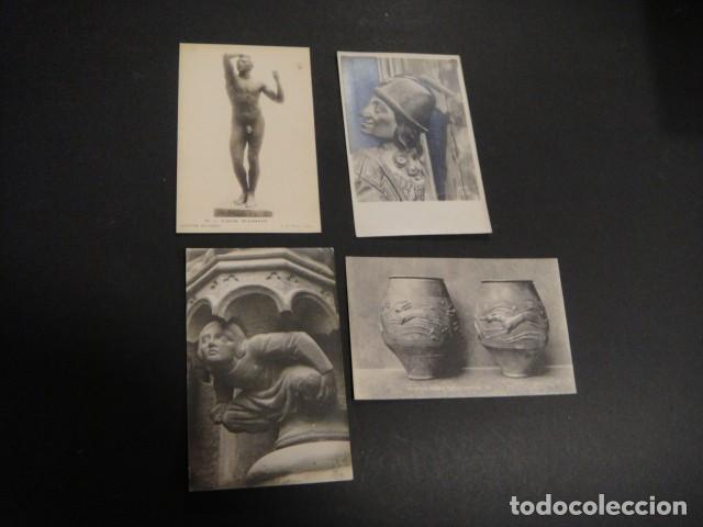 Postales: lote de 42 postales de esculturas - Foto 4
