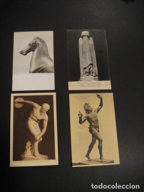 Postales: lote de 42 postales de esculturas - Foto 5