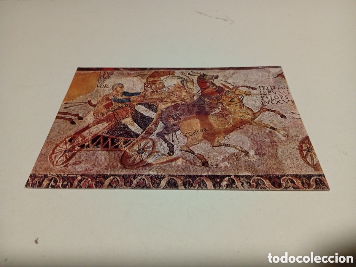 Cartes Postales: Postal arte romano mosaico