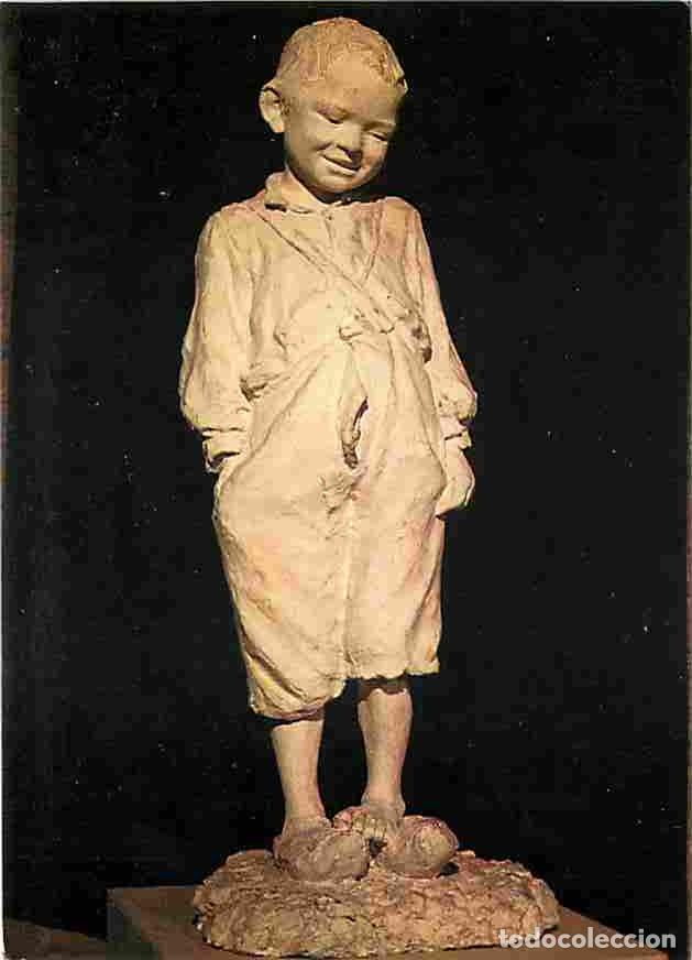 Cartoline: Art - Sculpture - Robert Wlerick - L'enfant aux sabots - CPM - Voir Scans Recto-Verso
