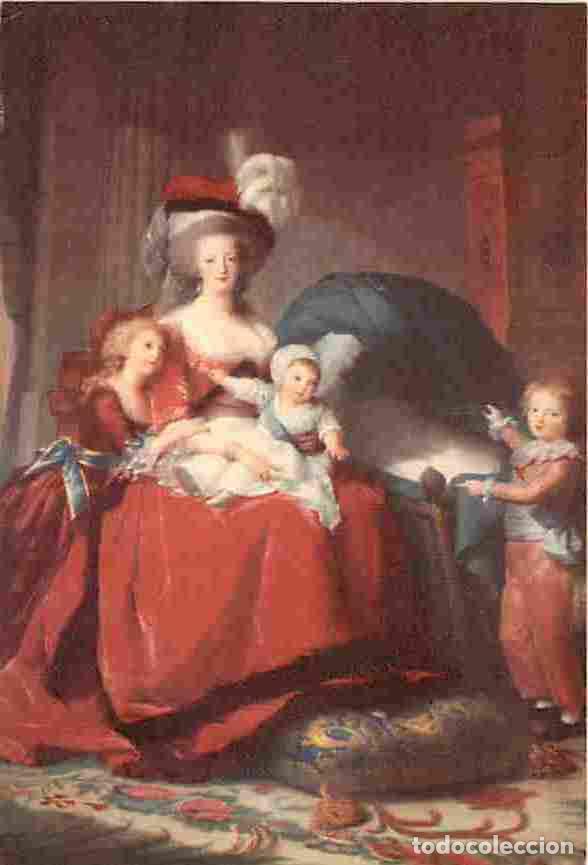 Postales: Art - Peinture - Mme Vig&eacute;e Lebrun - Reine Marie-Antoinette et ses Enfants - Madame Royale - Le Dauph