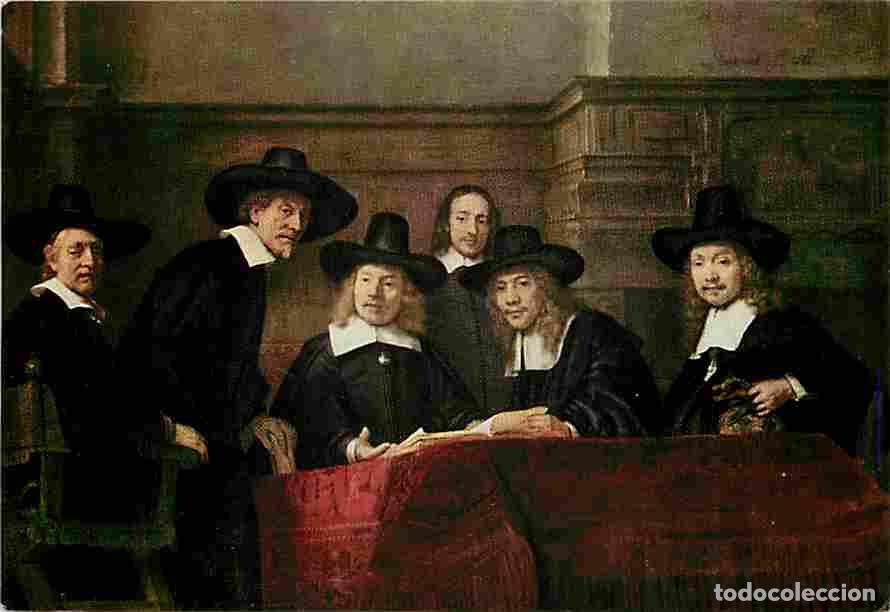 Postais: Art - Peinture - Rembrandt Van Rijn - Les Syndics des Drapiers - CPM - Voir Scans Recto-Verso