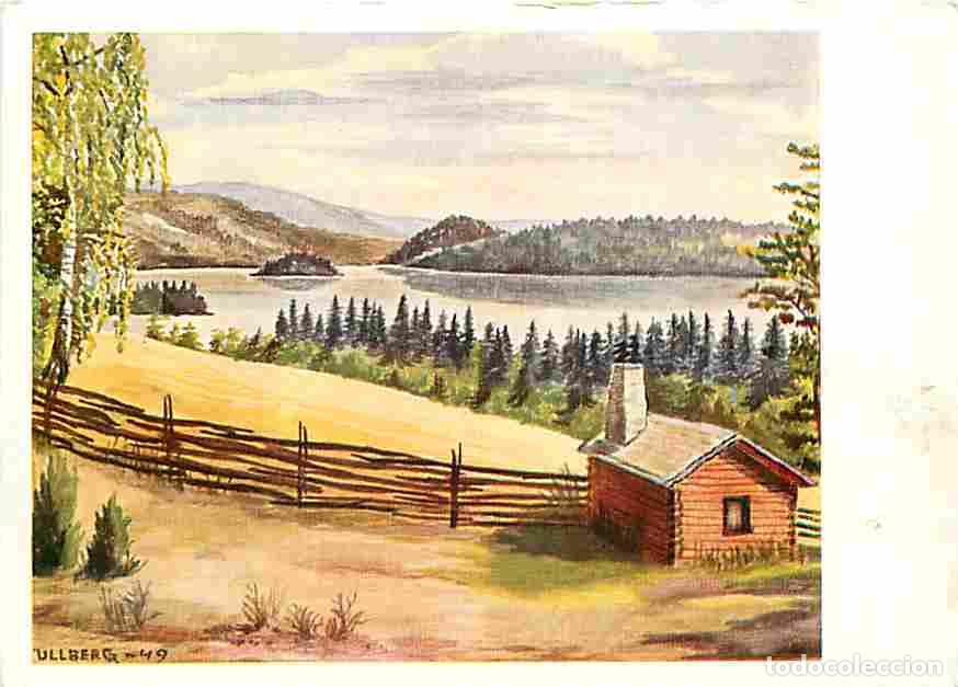 Postcards: Art - Peinture - H Ullberg - Paysage Su&eacute;dois - CPM - Voir Scans Recto-Verso