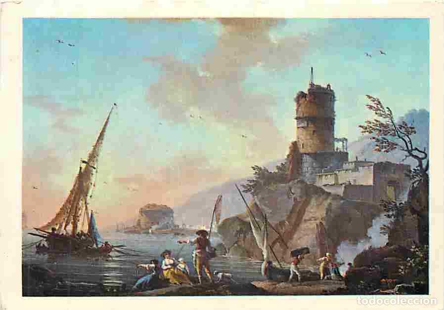 Postcards: Art - Peinture - Lacroix de Marseille - Marine vue de la M&eacute;diterran&eacute;e - CPM - Voir Scans Recto-Verso