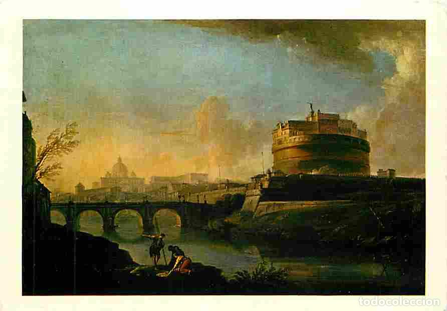 Postcards: Art - Peinture - Jean Baptiste Lallemand - Le Ch&acirc;teau Saint Ange - CPM - Voir Scans Recto-Verso