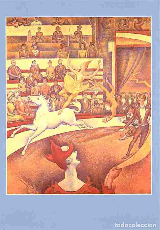 Postales: Art - Peinture - G Seurat - Le Cirque - Chevaux - CPM - Voir Scans Recto-Verso