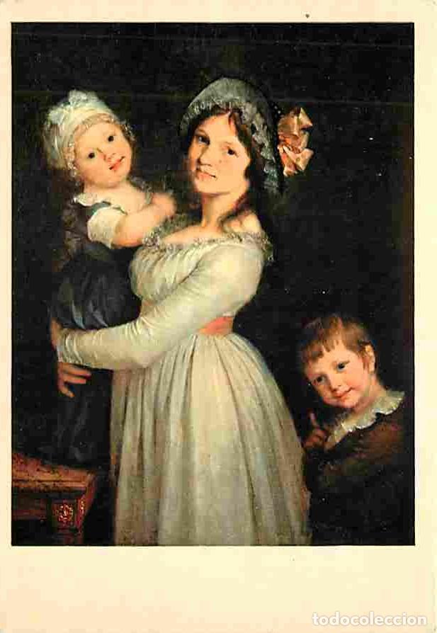 Postales: Art - Peinture - Pierre-Paul Prud'Hon - Portrait de Madame Anthony avec ses Enfants - CPM - Voir Sca
