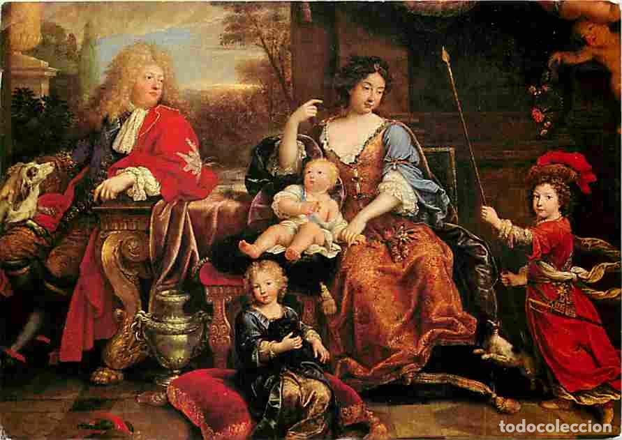 Postales: Art - Peinture - Pierre Mignard - La Famille du Grand Dauphin - CPM - Voir Scans Recto-Verso