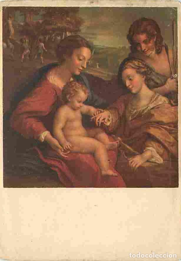 Postales: Art - Peinture - Antonio Allegri dit Il Corregio - Le Mariage Mystique de Sainte Catherine d'Alexand