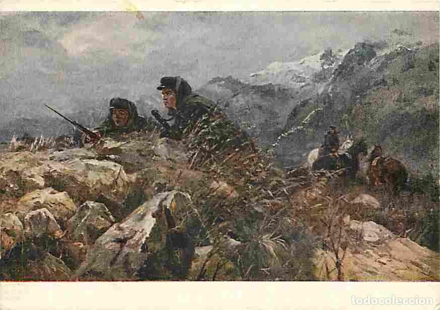 Cartes Postales: Art - Peinture - Soldats en embuscade - CPM - Voir Scans Recto-Verso