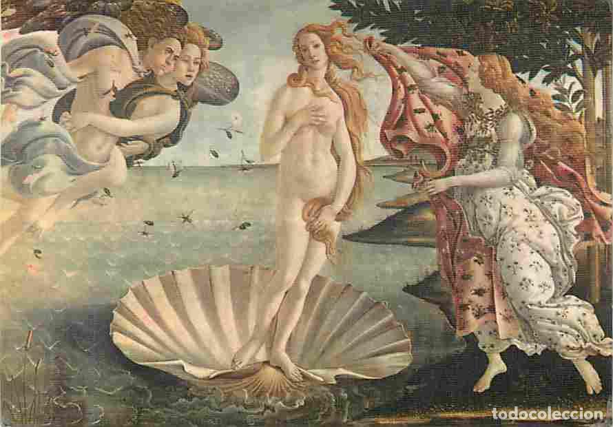 Postais: Art - Peinture - Glorence - Galerie Uffizi - La nativit&eacute; de V&eacute;nus - CPM - Voir Scans Recto-Verso