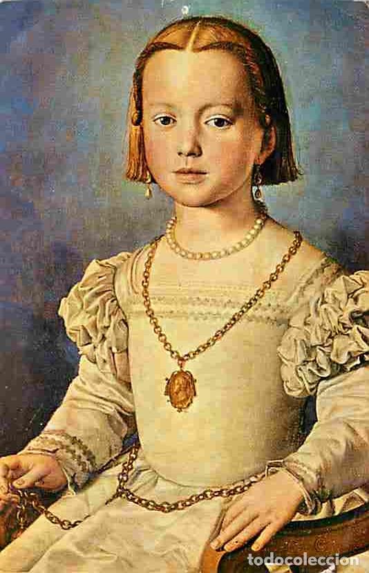 Postais: Art - Peinture - Bronzino - Portrait de Bia - CPM - Voir Scans Recto-Verso