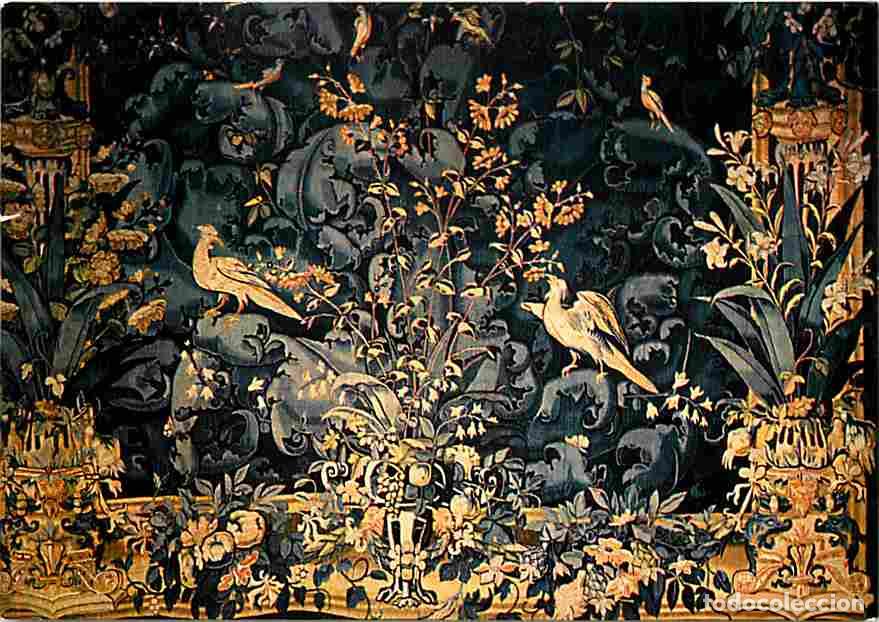 Postkarten: Art - Tapisseries - Ch&acirc;teau de Chenonceau - Cabinet Vert - La Tapisserie des Paons - CPM - Voir Scan