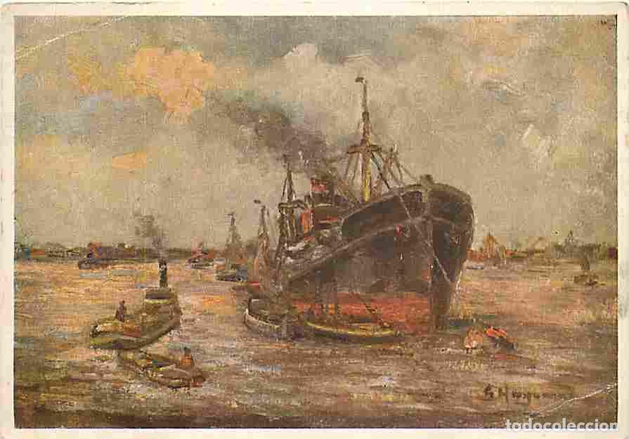 Postcards: Art - Peinture - Uitgave Nederlandsche Schilderkunst - Serie 2 Nr 8 - G A M J Hageman - Gezicht op d