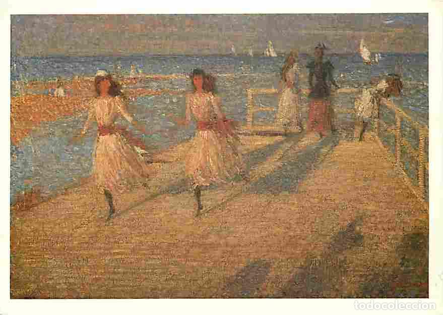 Postcards: Art - Peinture - Philip Wilson Steer - Girls running - Walberswick Pier - CPM - Voir Scans Recto-Ver