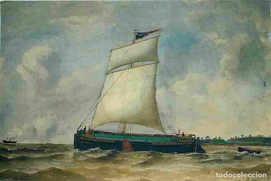 Postkarten: Art - Peinture - A Humber Keel - The William and Mary of Mexborough - Captain Robert Skinner - Donca