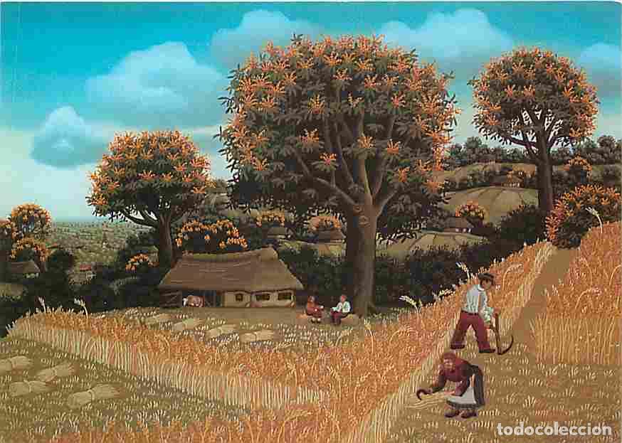 Cartes Postales: Art - Peinture - Milan Generatic - Paysans aux champs - R&eacute;colte du Bl&eacute; - CPM - Voir Scans Recto-Vers