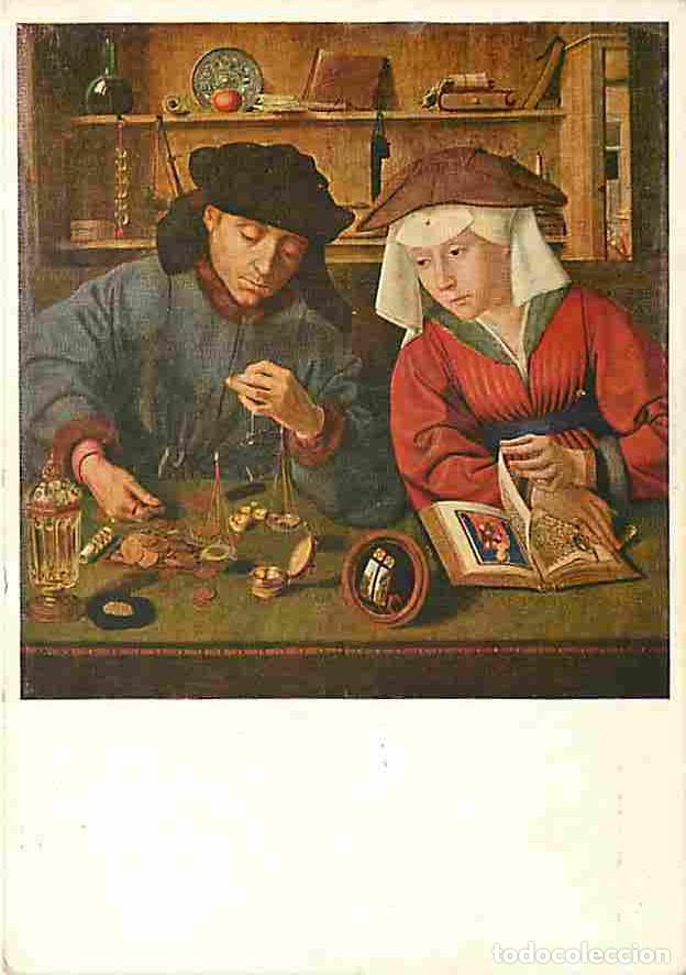 Postales: Art - Peinture - Quinten Metsys - Le Banquier et sa Femme - CPM - Voir Scans Recto-Verso