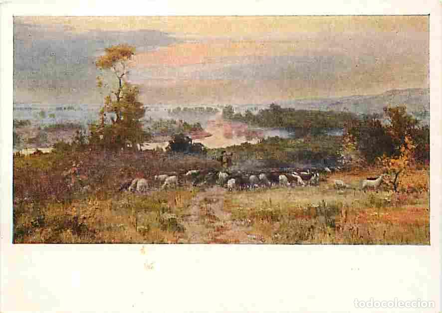 Postales: Art - Peinture - Carte Russe - Chevaux en pature - CPM - Voir Scans Recto-Verso