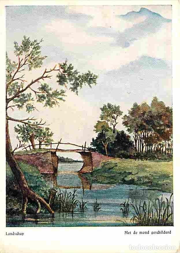 Postcards: Art - Peinture - Landschap - Met de mond geschilderd - Carte Neuve - CPM - Voir Scans Recto-Verso